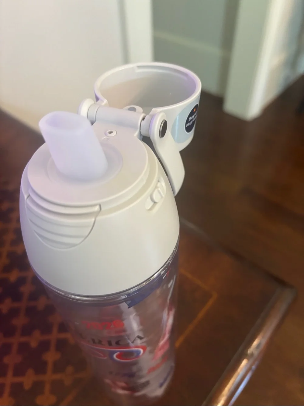 Patriotic America 250 Clear Travel Tumbler - Red, White & Blue Never Used!